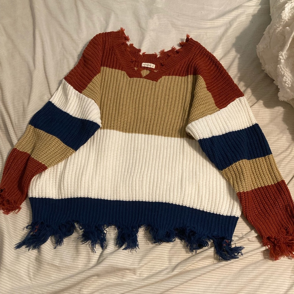 Multi color sweater